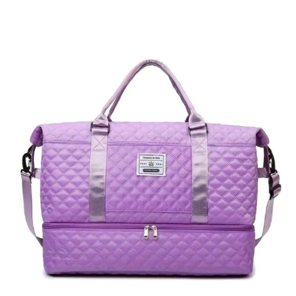 Large Lightweight Water Resistant Travel Zipper Duffel Luggage Bag, NWOT - Picture 4 of 17